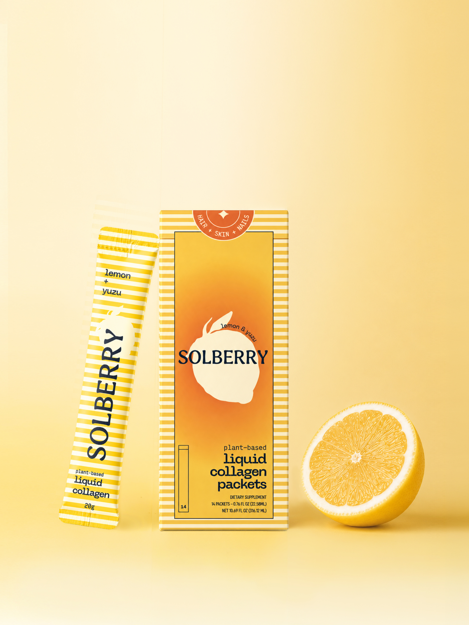 Solberry Plant Based Liquid Collagen Packs